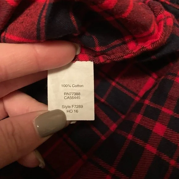 J. Crew Factory Girl’s Medium Boy Fit Flannel Plaid Button Up Shirt - Picture 4 of 5